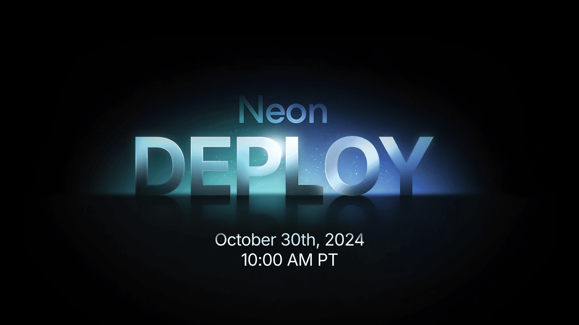 join us at Neon Deploy